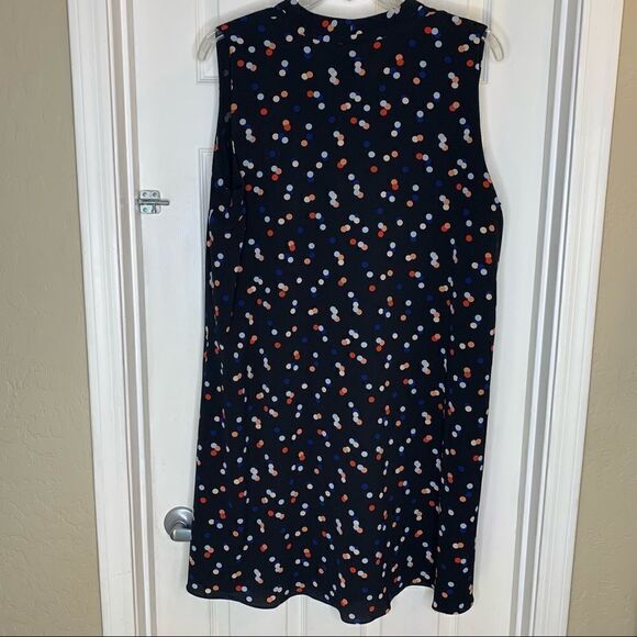 Vince Camuto Polka Dot Confetti Multicolored Dress Size 2X - Picture 6 of 8